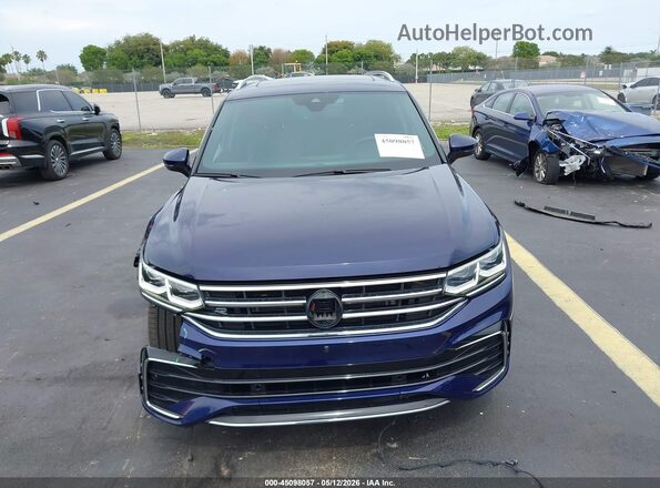3VV4B7AX8PM118421 2023 VOLKSWAGEN TIGUAN Blue Սալոնի հետևի տեսք