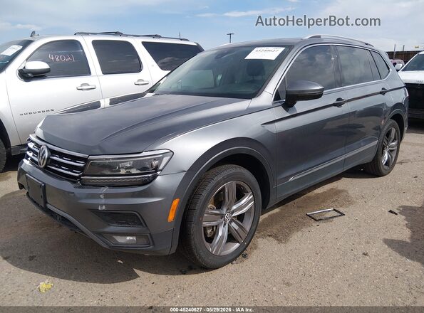 3VV4B7AX9KM123863 2019 VOLKSWAGEN TIGUAN Gray Передня ліва чверть