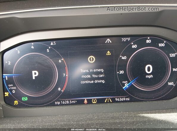 3VV4B7AX9KM123863 2019 VOLKSWAGEN TIGUAN Gray Вид задніх сидінь