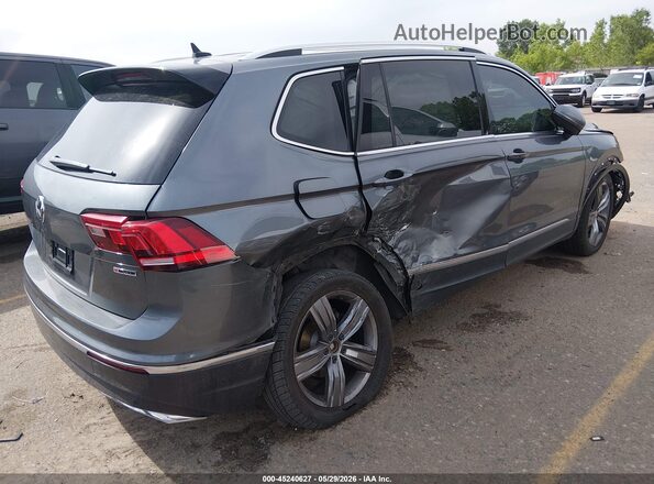 3VV4B7AX9KM123863 2019 VOLKSWAGEN TIGUAN Gray Задня права чверть