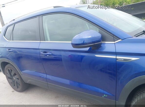 3VV4X7B24RM065952 2024 VOLKSWAGEN TAOS Синий Вид задней части салона