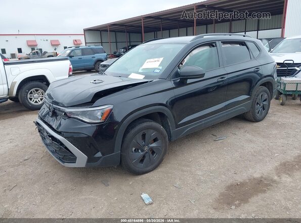 3VV5C7B21SM043932 2025 VOLKSWAGEN TAOS Черный Передняя левая четверть
