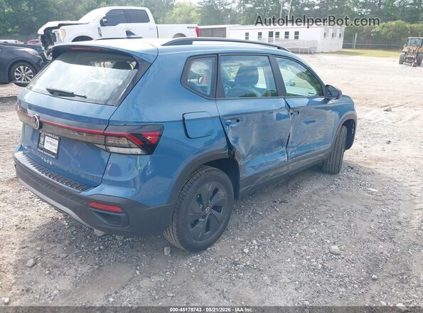 3VV5C7B25TM065885 2026 VOLKSWAGEN TAOS Blue Trasero derecho