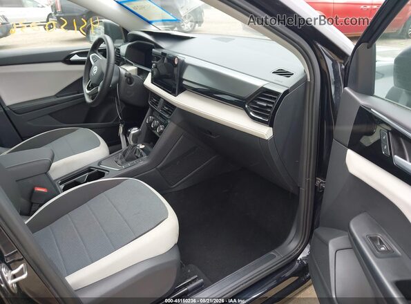 3VV5C7B26SM031372 2025 VOLKSWAGEN TAOS Black Вид салону спереду