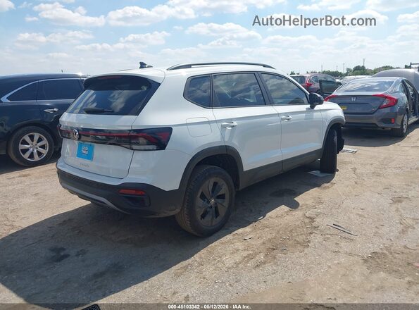 3VV5C7B26TM046035 2026 VOLKSWAGEN TAOS Белый Задняя правая четверть