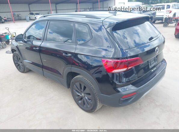 3VV5X7B26RM079372 2024 VOLKSWAGEN TAOS Черный Задняя левая четверть