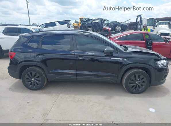 3VV5X7B26RM079372 2024 VOLKSWAGEN TAOS Черный Вид задней части салона
