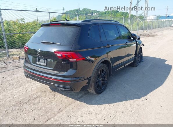3VV8B7AX0NM047858 2022 VOLKSWAGEN TIGUAN Black Հետևի աջ