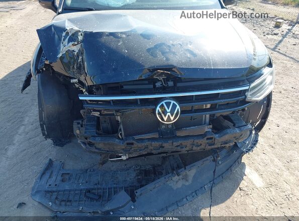 3VV8B7AX0NM047858 2022 VOLKSWAGEN TIGUAN Black Դիմացի տեսք