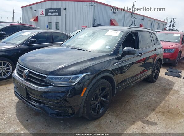 3VV8B7AX8PM138136 2023 VOLKSWAGEN TIGUAN Black წინა მარცხენა ხედი სამი მეოთხედიდან