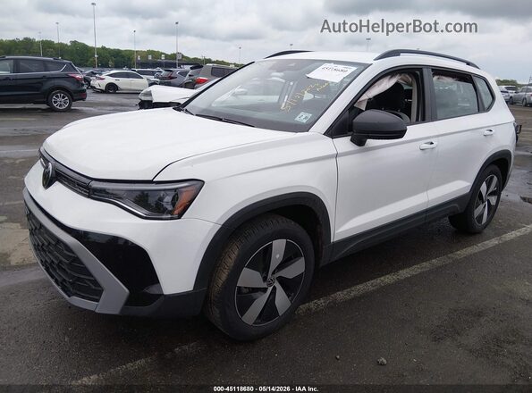 3VV8C7B20SM022082 2025 VOLKSWAGEN TAOS White Przód lewy