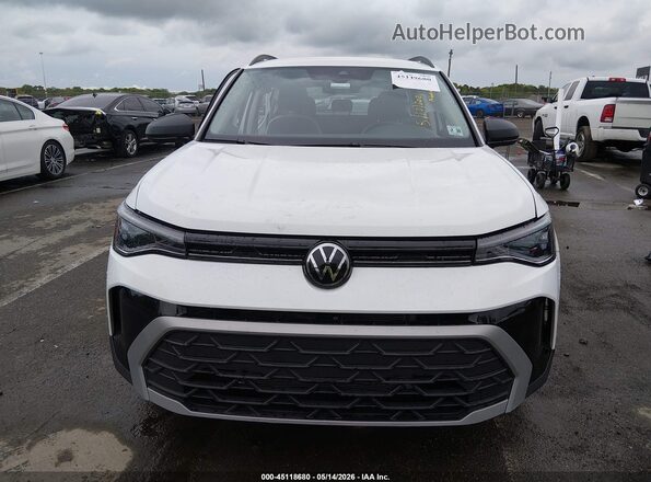 3VV8C7B20SM022082 2025 VOLKSWAGEN TAOS White Widok zestawu wskaźników