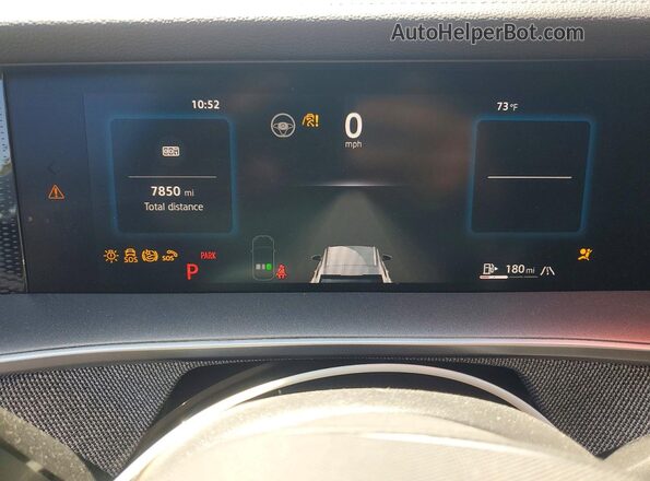 3VVBR7RM8SM036257 2025 VOLKSWAGEN TIGUAN Black Instrument cluster view