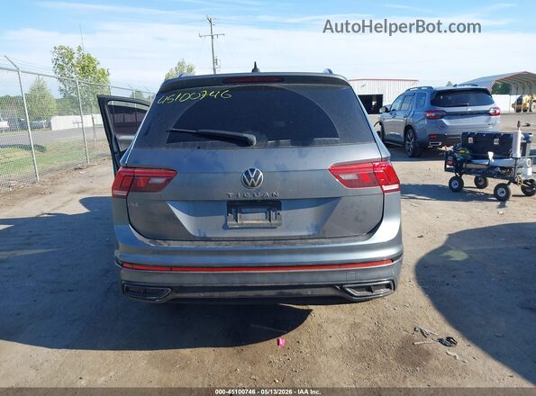 3VVCB7AX3NM014735 2022 VOLKSWAGEN TIGUAN Gray 