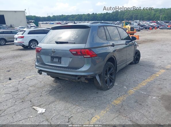 3VVCB7AX6NM157730 2022 VOLKSWAGEN TIGUAN Серый Задняя правая четверть