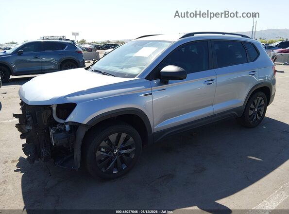3VVCX7B20PM352326 2023 VOLKSWAGEN TAOS Серебряный Передняя левая четверть