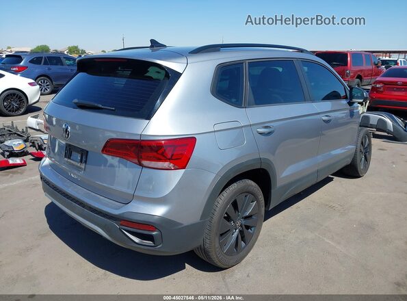 3VVCX7B20PM352326 2023 VOLKSWAGEN TAOS Серебряный Задняя правая четверть