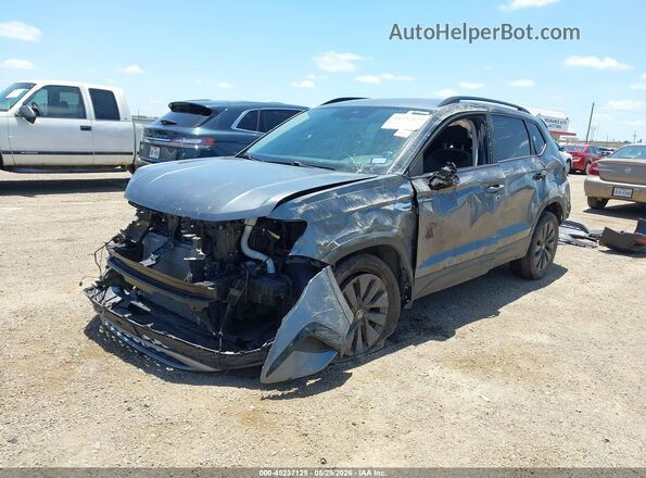 3VVDX7B24PM341818 2023 VOLKSWAGEN TAOS Gray წინა მარცხენა ხედი სამი მეოთხედიდან