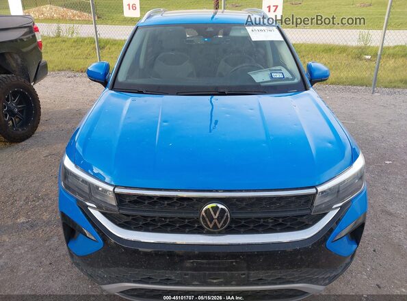 3VVEX7B23RM122324 2024 VOLKSWAGEN TAOS Синий Вид щитка приборов