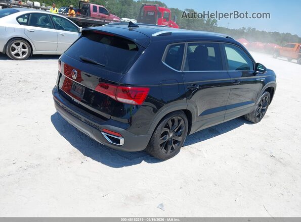 3VVEX7B2XRM071274 2024 VOLKSWAGEN TAOS Black Tył prawy