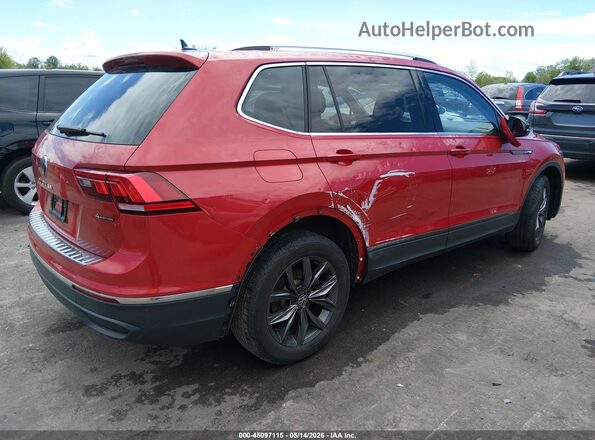 3VVMB7AX4PM128055 2023 VOLKSWAGEN TIGUAN Red Задня права чверть