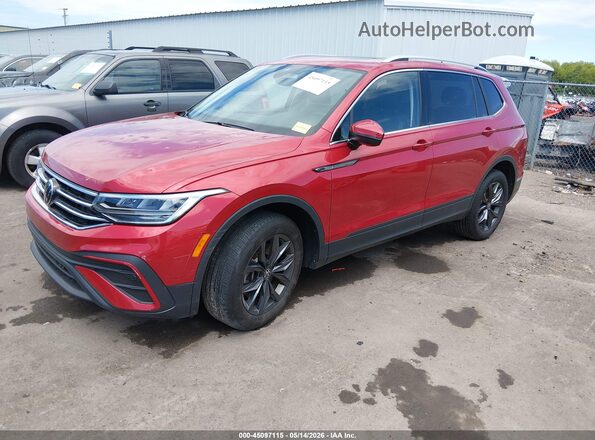 3VVMB7AX4PM128055 2023 VOLKSWAGEN TIGUAN Red Передня ліва чверть