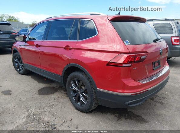3VVMB7AX4PM128055 2023 VOLKSWAGEN TIGUAN Red Задня ліва чверть