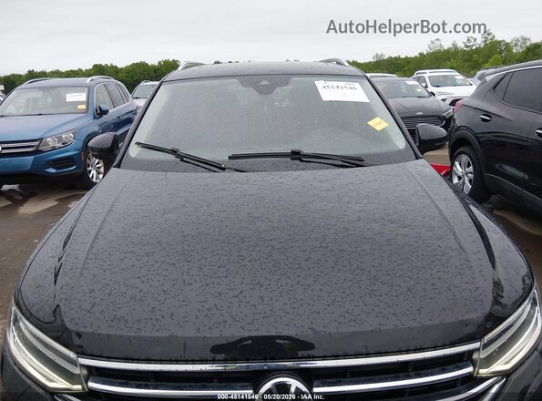 3VVMB7AX6PM006572 2023 VOLKSWAGEN TIGUAN Black Widok z przodu