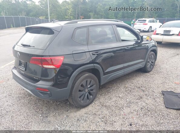3VVMX7B24NM008502 2022 VOLKSWAGEN TAOS Black Trasero derecho