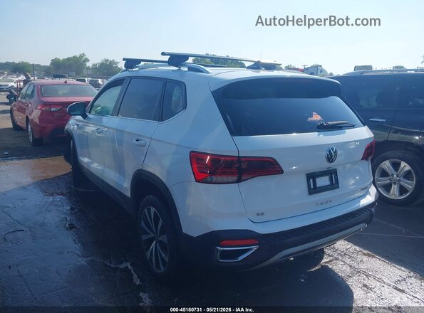 3VVPX7B24NM085366 2022 VOLKSWAGEN TAOS White უკანა მარცხენა