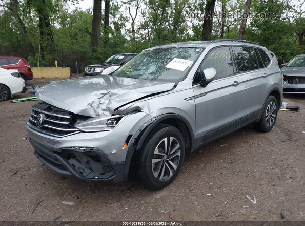3VVRB7AX7PM036685 2023 VOLKSWAGEN TIGUAN Gray Vista tres cuartos delantera izquierda
