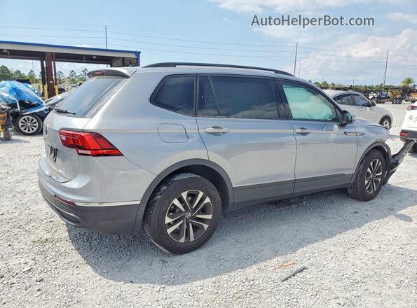 3VVRB7AX9RM153073 2024 VOLKSWAGEN TIGUAN Silver Trasero derecho