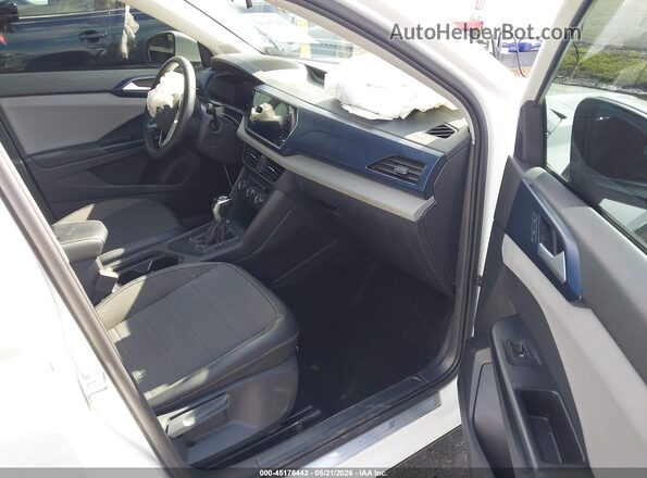 3VVRX7B28NM072354 2022 VOLKSWAGEN TAOS White Widok wnętrza z przodu