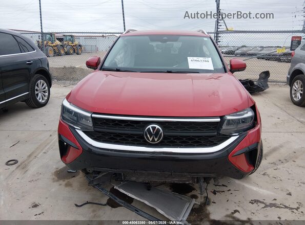 3VVSX7B23PM331871 2023 VOLKSWAGEN TAOS Красный Вид задней части салона