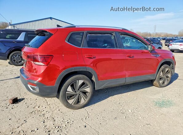 3VVUX7B26RM062180 2024 VOLKSWAGEN TAOS Burgundy Tył prawy