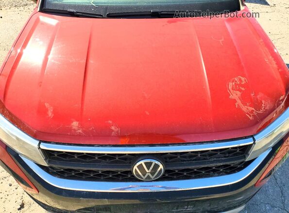 3VVUX7B26RM062180 2024 VOLKSWAGEN TAOS Burgundy Widok komory silnika