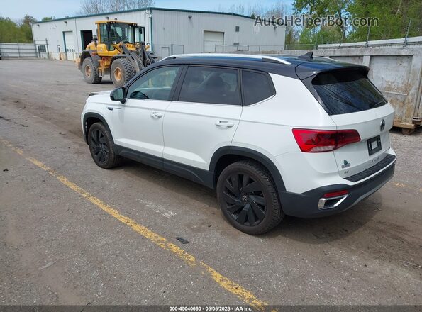 3VVVX7B27RM041732 2024 VOLKSWAGEN TAOS Белый Задняя левая четверть