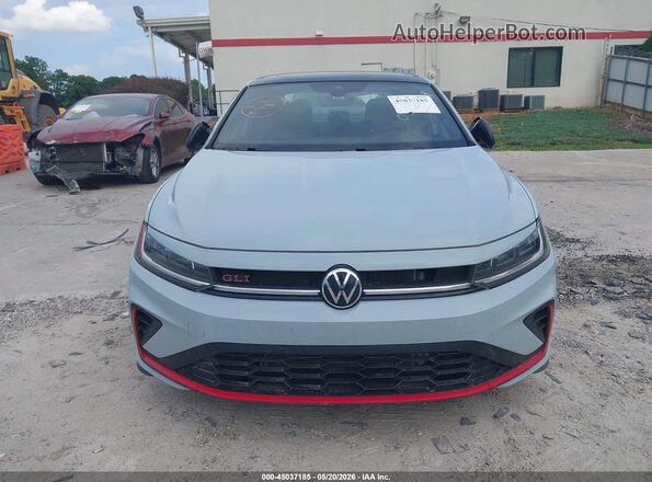 3VW1T7BU2SM054529 2025 VOLKSWAGEN JETTA Gray წინა პანელის ხედი