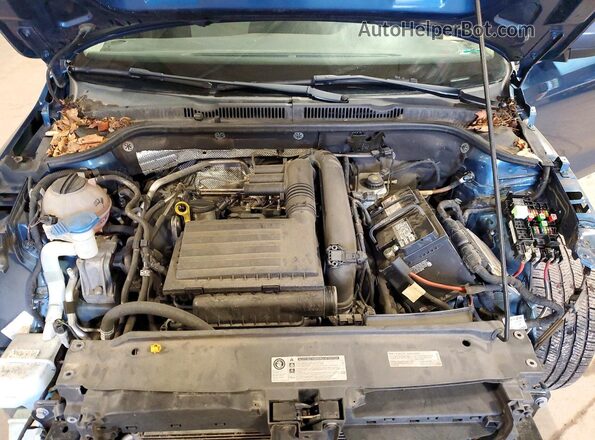 3VW2B7AJXHM328230 2017 VOLKSWAGEN JETTA Blue Widok wnętrza z tyłu