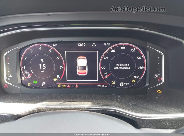 3VW2T7BU6NM025527 2022 VOLKSWAGEN JETTA Черный Вид задних сидений