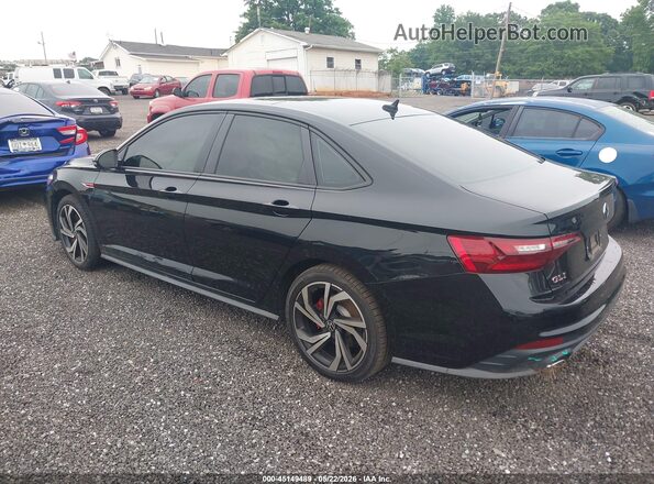 3VW2T7BUXNM028608 2022 VOLKSWAGEN JETTA Black Задня ліва чверть