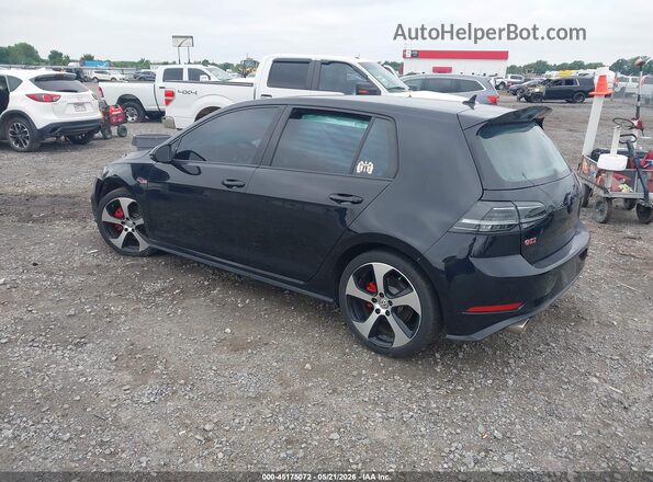 3VW447AU8JM296509 2018 VOLKSWAGEN GOLF Black Trasero izquierdo