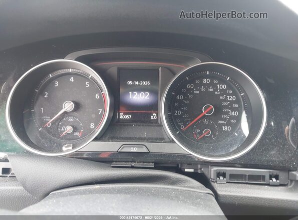 3VW447AU8JM296509 2018 VOLKSWAGEN GOLF Black Vista de los asientos traseros