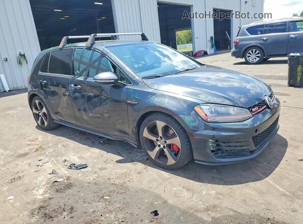 3VW447AU9HM063443 2017 VOLKSWAGEN GTI Black წინა მარჯვენა
