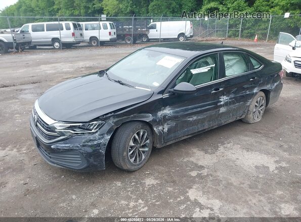 3VW4M7BU6PM014293 2023 VOLKSWAGEN JETTA Black Front left