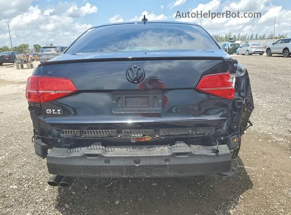 3VW4T7AJ0HM414202 2017 VOLKSWAGEN JETTA Black Вид ззаду
