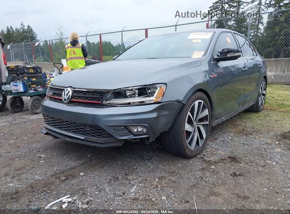 3VW4T7AJ9HM211633 2017 VOLKSWAGEN JETTA Gray Դիմացի տեսք