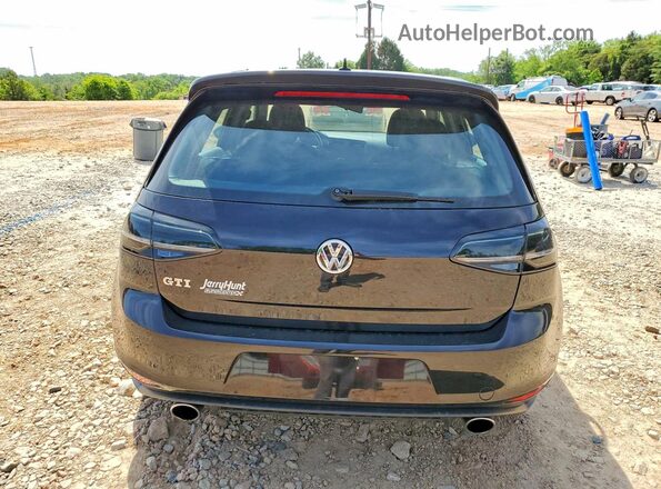 3VW4T7AU5GM067331 2016 VOLKSWAGEN GTI Black უკანა ხედი