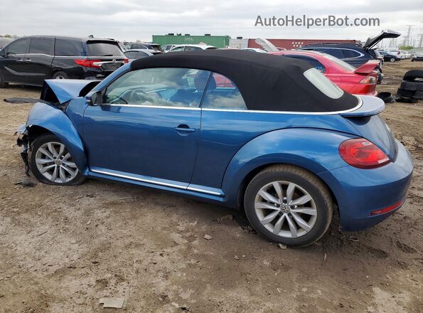 3VW517AT7HM816357 2017 VOLKSWAGEN BEETLE Blue Tył lewy