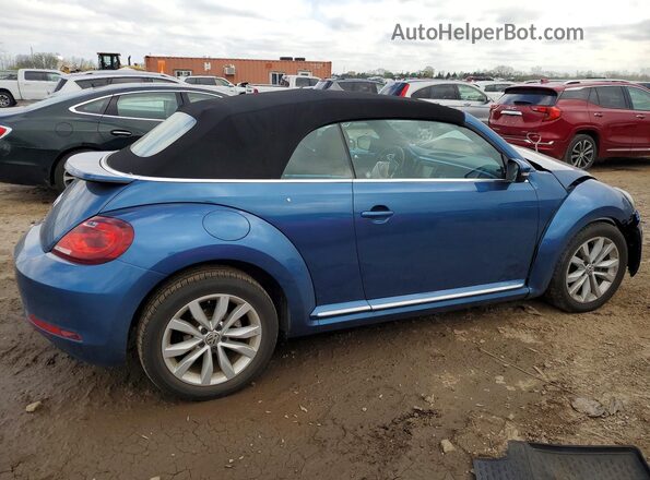 3VW517AT7HM816357 2017 VOLKSWAGEN BEETLE Blue Tył prawy